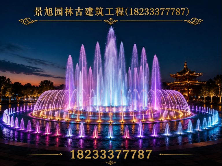 竞秀区景旭园林古建筑工程展示图